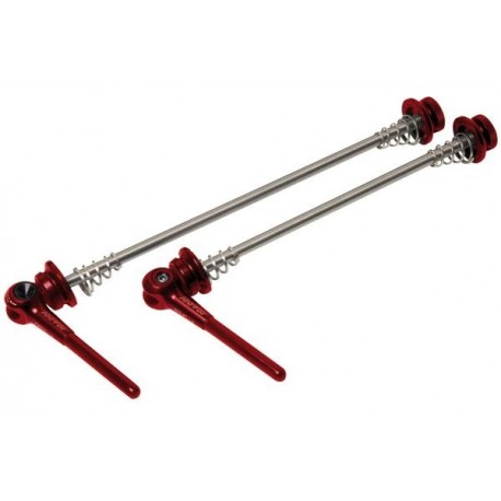 Juego de cierres para ruedas. Del. y Tras. en Aluminio