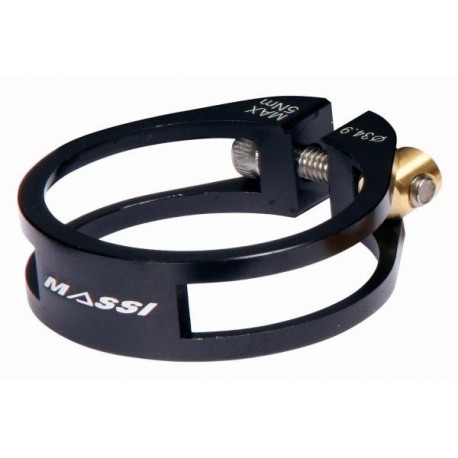 Abrazadera de tija Massi CNC Negra 34.9