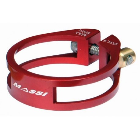 Abrazadera de tija Massi CNC Roja 34.9