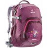 Mochila Deuter Graduate Diseño floral morada