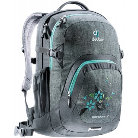 Mochila Deuter Graduate Florido con fondo Negro