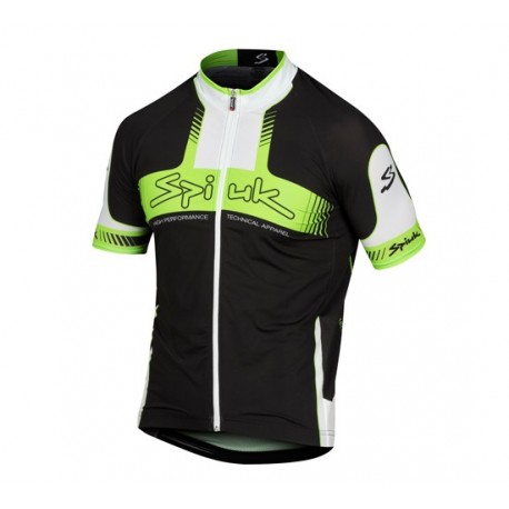 Maillot Spiuk Performance 2015 manga corta Negro/Verde