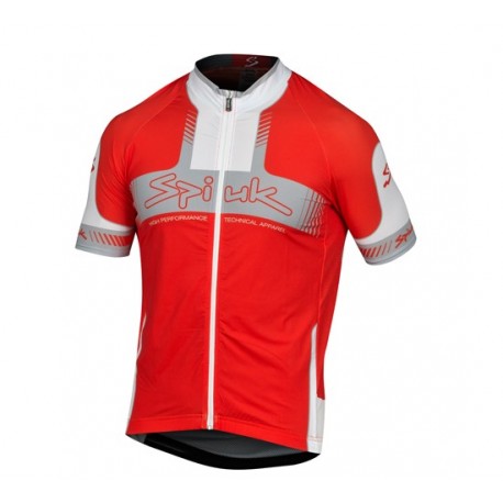 Maillot Spiuk Performance 2015 manga corta Rojo/Gris