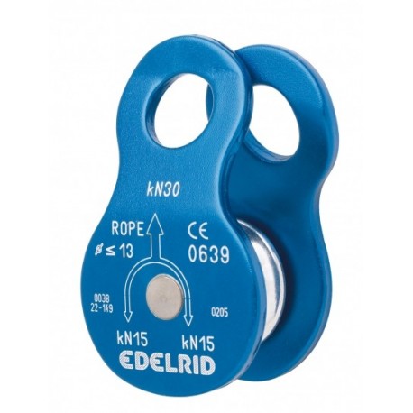 Polea Edelrid Turn 30kN para cuerdas de hasta 13mm
