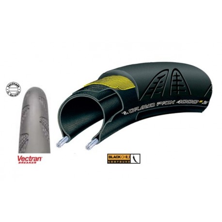 Cubierta Continental Gran Prix 4000 700x20 Plegable - Negra