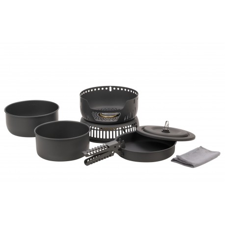 Bateria cocina Ferrino Popote Maxi + Hornillo (2016)